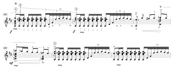 Danse de la Meunière – m. 136-141