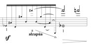 alzapua et arpège – m. 17