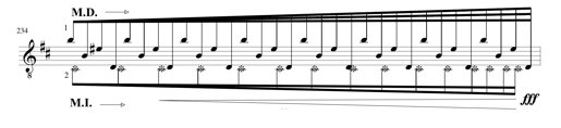 combiné avec: - arpèges – m. 234